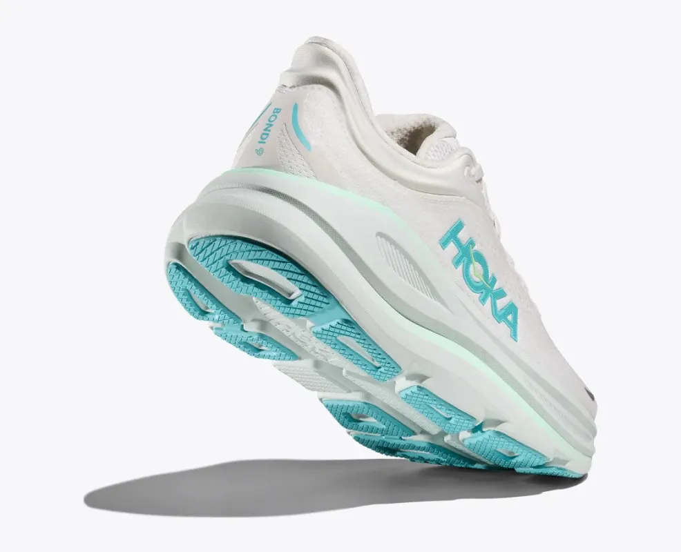 Hoka Women's Bondi 9 Frost Cielo Blue made by Hoka
