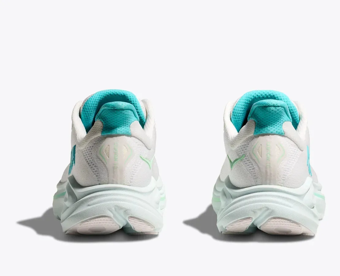 Hoka Women's Clifton 10 White Cielo Blue sold by Orleans Shoe Co. product image thumbnail 5