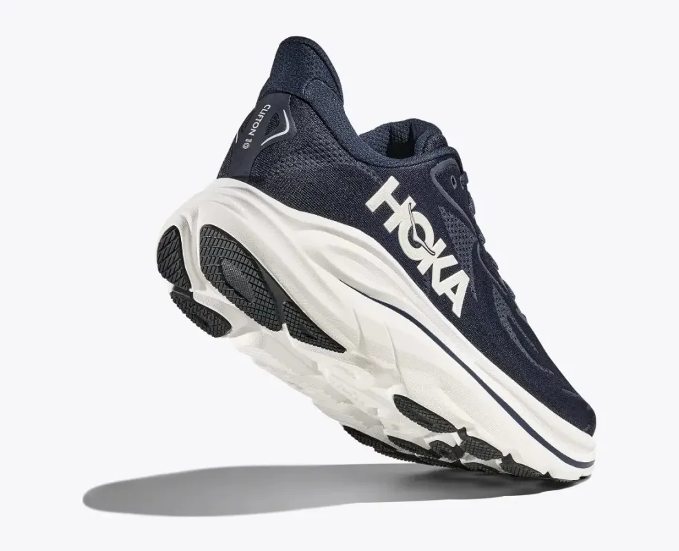 Hoka Men's Clifton 10 Navy White sold by Orleans Shoe Co.