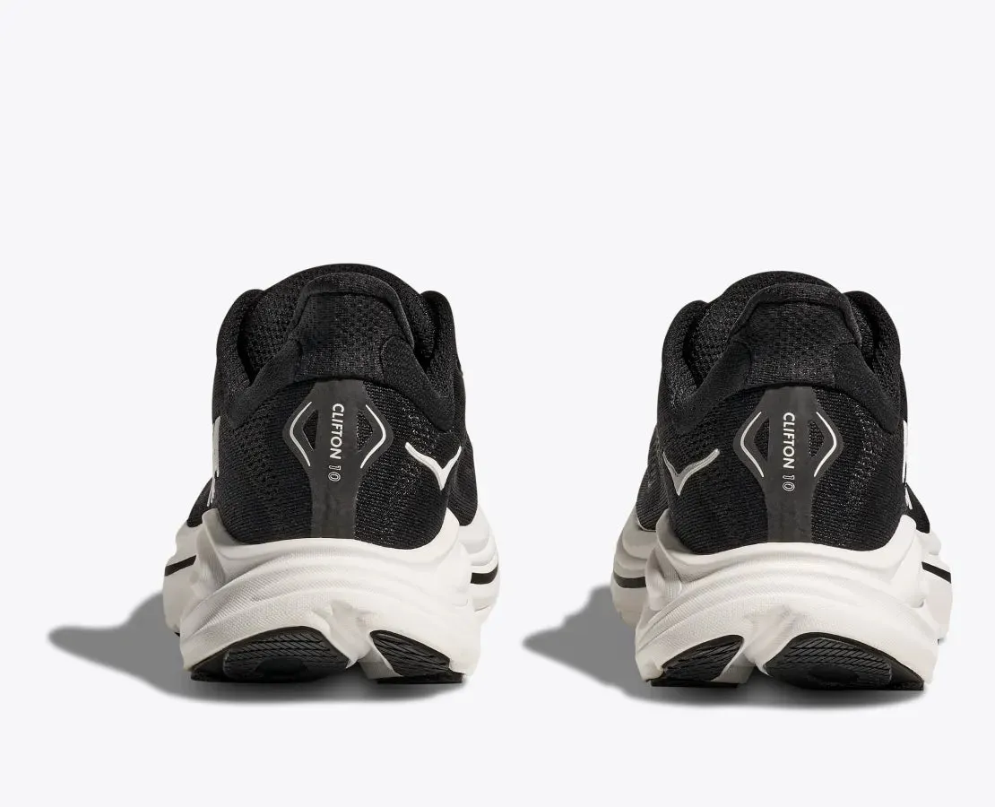 Hoka Men's Clifton 10 Black White sold by Orleans Shoe Co. product image thumbnail 5