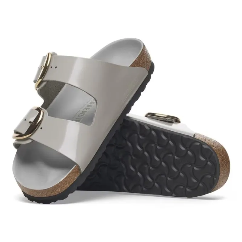 Birkenstock Women's Arizona Big Buckle High Shine Stone Coin sold by Orleans Shoe Co.
