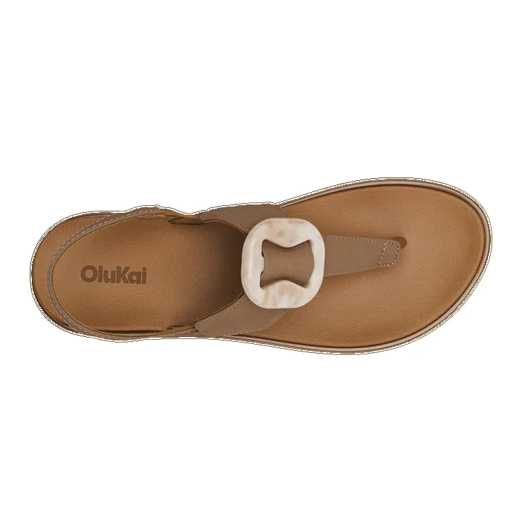 Olukai Women's La'i T-Bar Tan Tan sold by Orleans Shoe Co. product image thumbnail 4