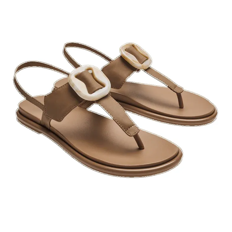 Olukai Women's La'i T-Bar Tan Tan sold by Orleans Shoe Co.