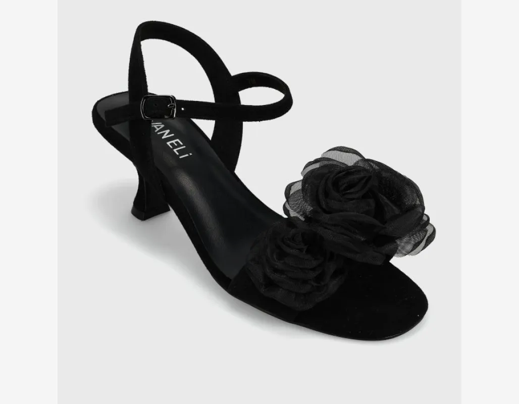 Vaneli Women's Lapis Black Suede sold by Orleans Shoe Co.