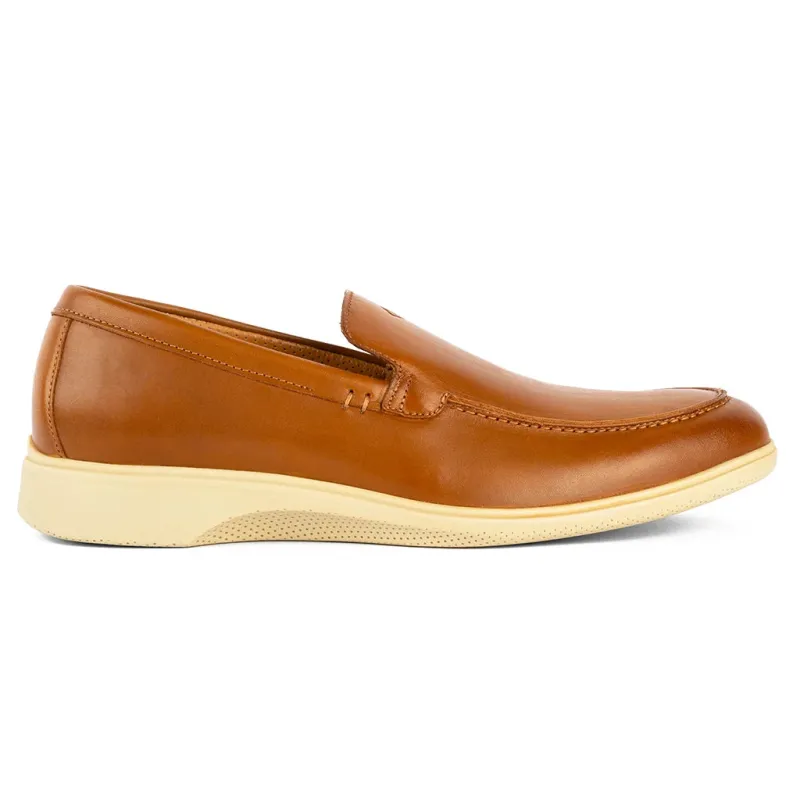 Amberjack Men's The Loafer Honey & Cream sold by Orleans Shoe Co.