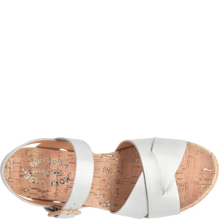 Kork Ease Women's Myrna 2.0 Silver Metallic Wedge Sandal sold by Orleans Shoe Co. product image thumbnail 4