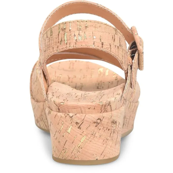 Kork Ease Women's Myrna 2.0 Gold Cork Wedge Sandal sold by Orleans Shoe Co. product image thumbnail 5