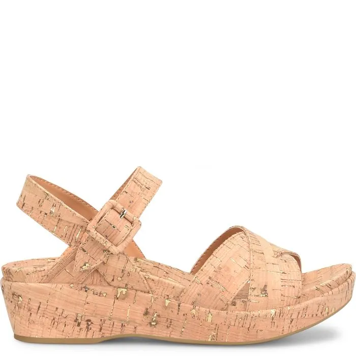 Kork Ease Women's Myrna 2.0 Gold Cork Wedge Sandal sold by Orleans Shoe Co. product image thumbnail 3