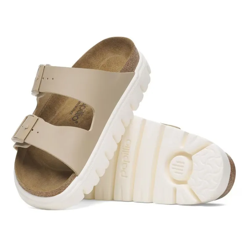 Birkenstock Women's Arizona Pap Chunky Birko Flor Sandcastle 1029094 sold by Orleans Shoe Co.