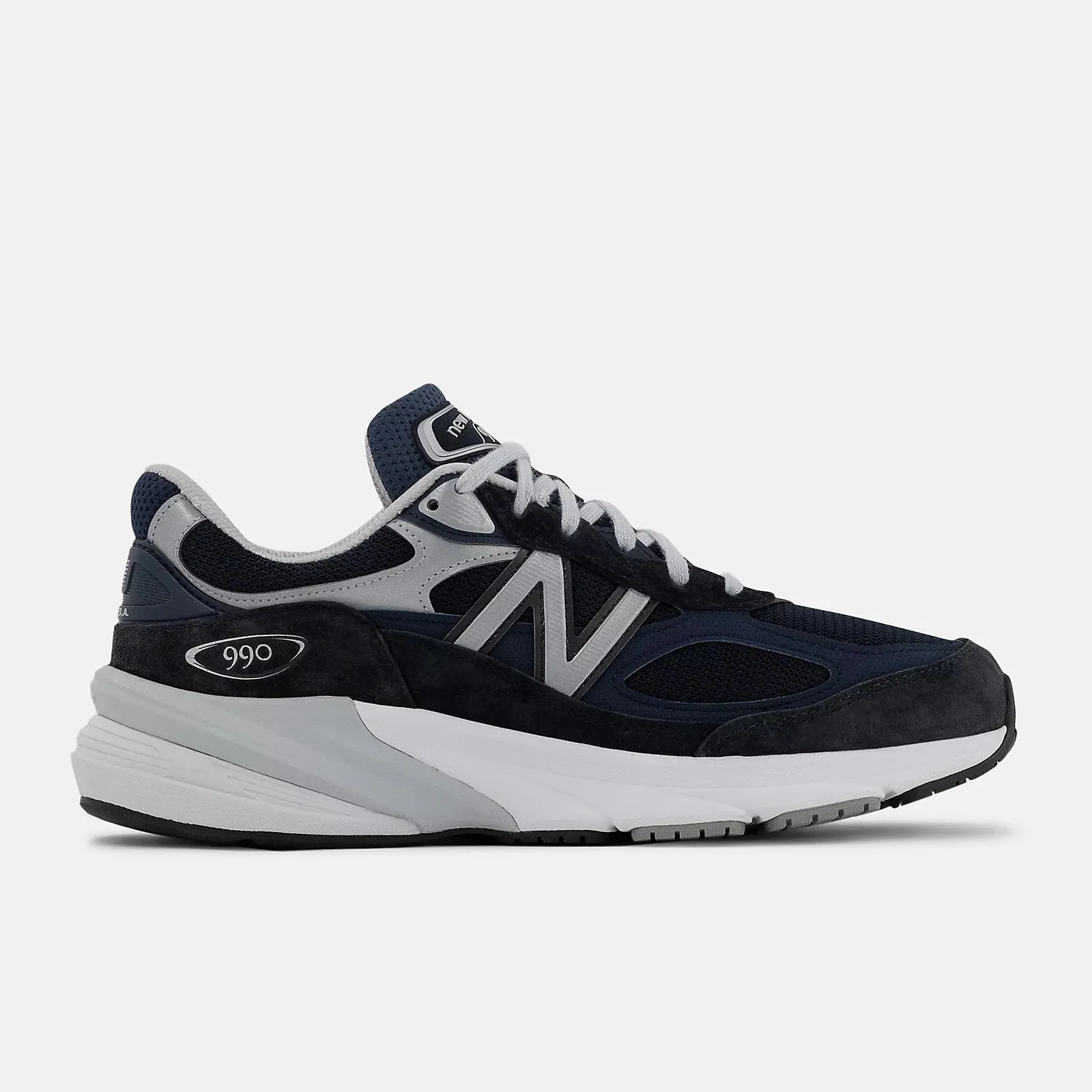 New Balance Women’s W990NV6 Navy with White sold by Orleans Shoe Co.