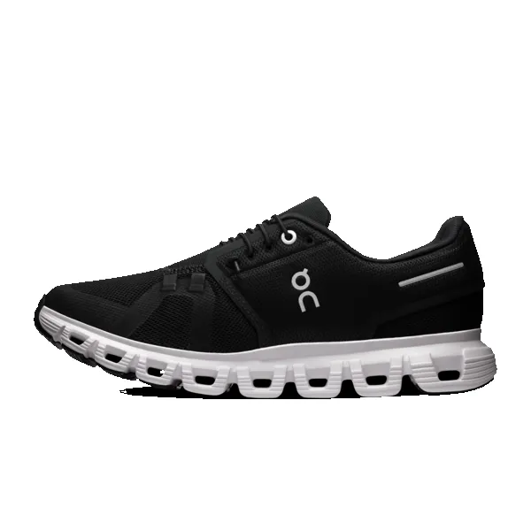 On Women's Cloud 6 Black White sold by Orleans Shoe Co. product image thumbnail 3