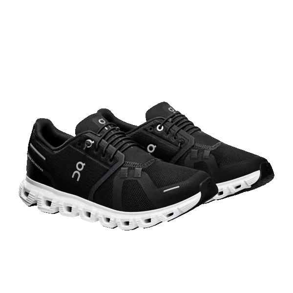 On Women's Cloud 6 Black White sold by Orleans Shoe Co. product image thumbnail 2