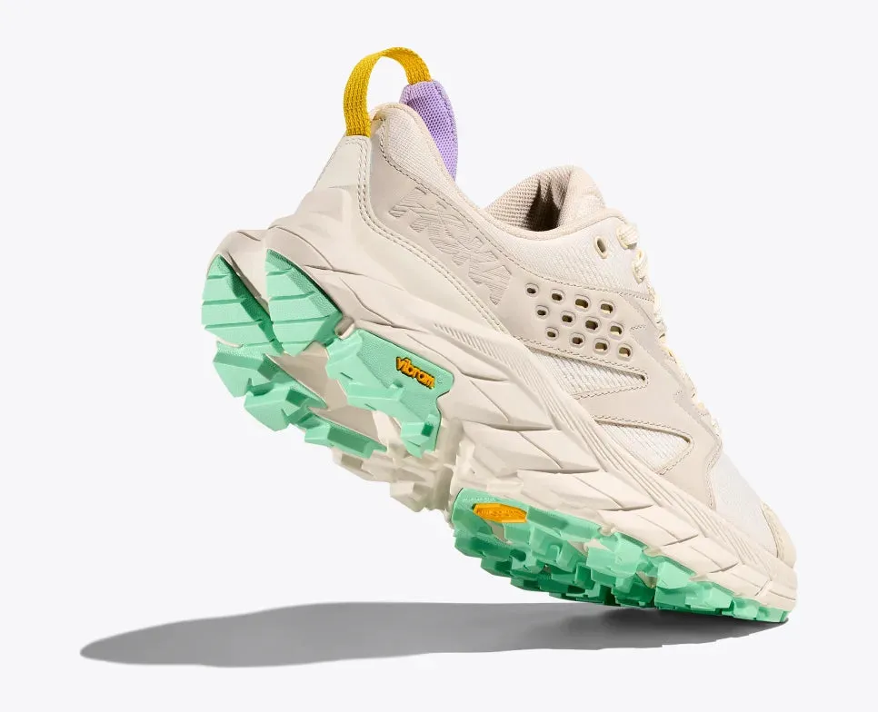 Hoka Women's Anacapa Breeze Low Alabaster Mint Fluorite sold by Orleans Shoe Co.