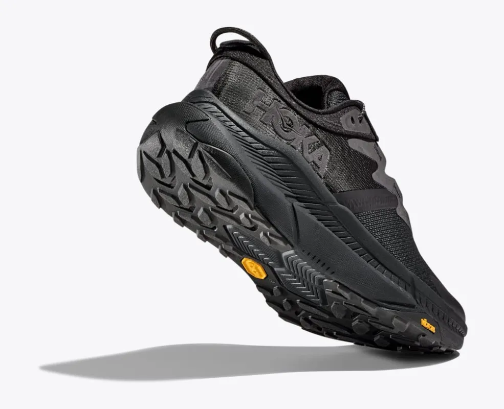 Hoka Men's Transport Black sold by Orleans Shoe Co.