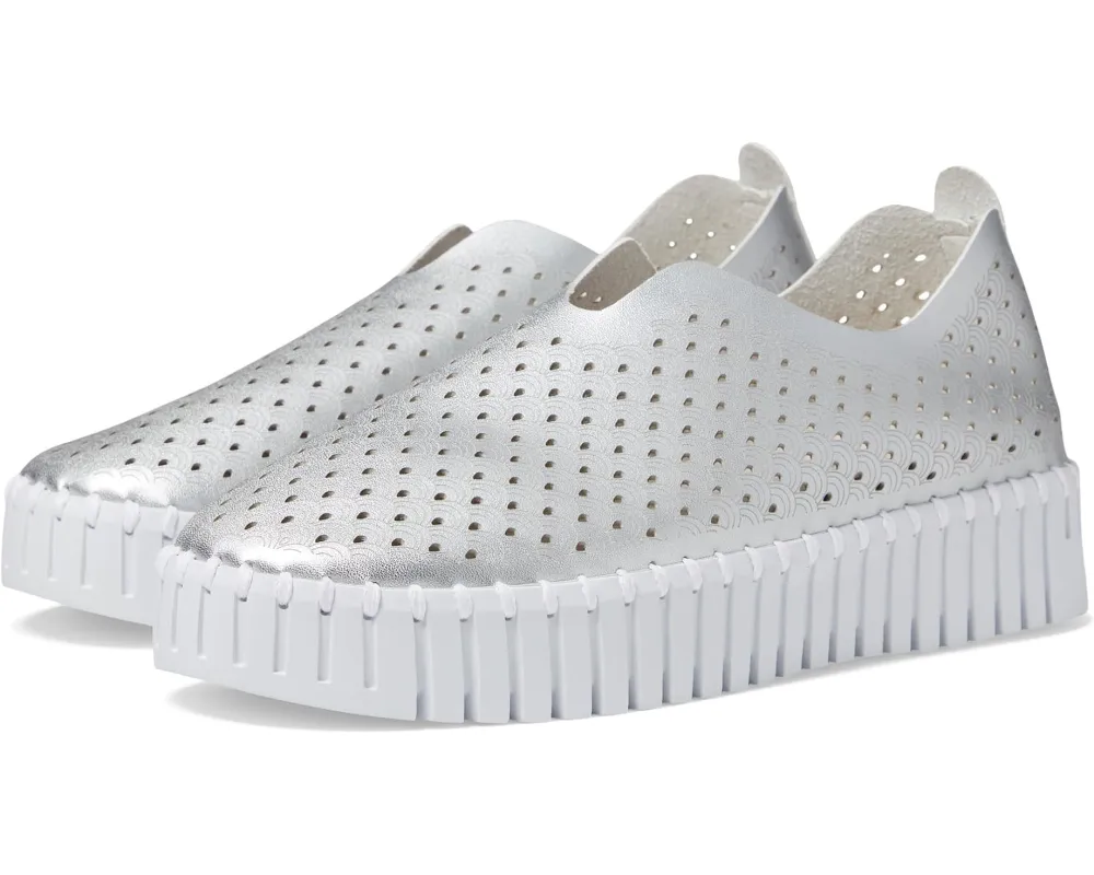 Ilse Jacobsen Women's Tulipu 0010 Silver sold by Orleans Shoe Co.