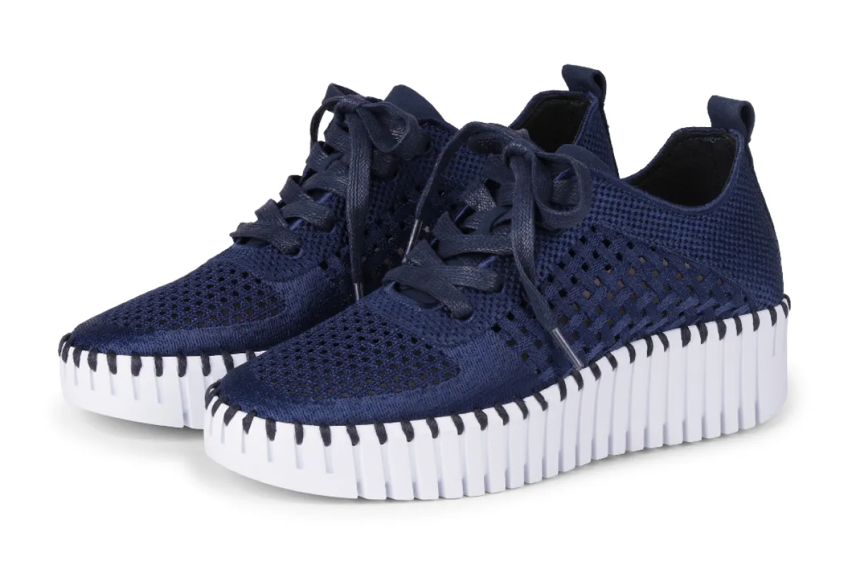 Ilse Jacobsen Women's Tulip 4271 Dark Indigo White sold by Orleans Shoe Co.