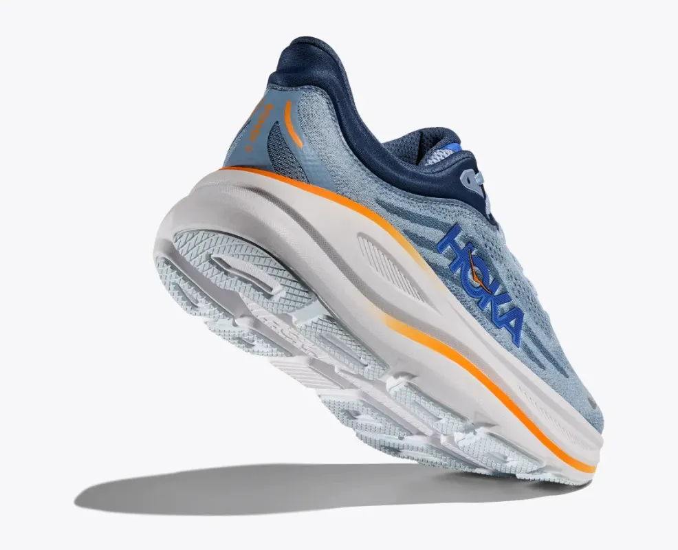 Hoka Men's Bondi 9 Drizzle Downpour sold by Orleans Shoe Co.