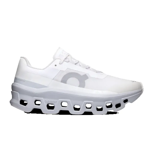 On Women's Cloudmonster White Glacier sold by Orleans Shoe Co.