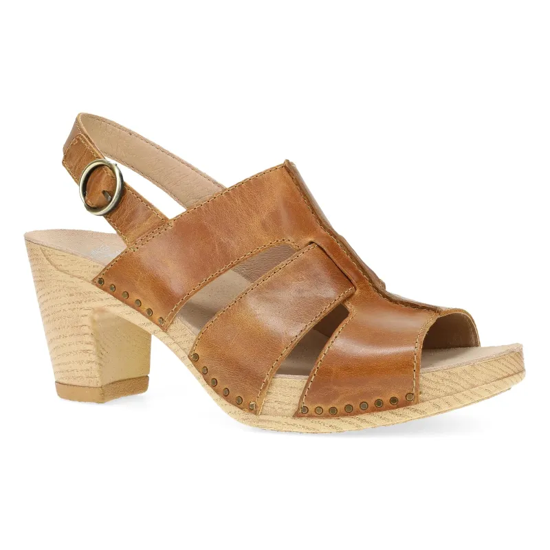 Dansko Women's Tatiana Pull Up Tan sold by Orleans Shoe Co.