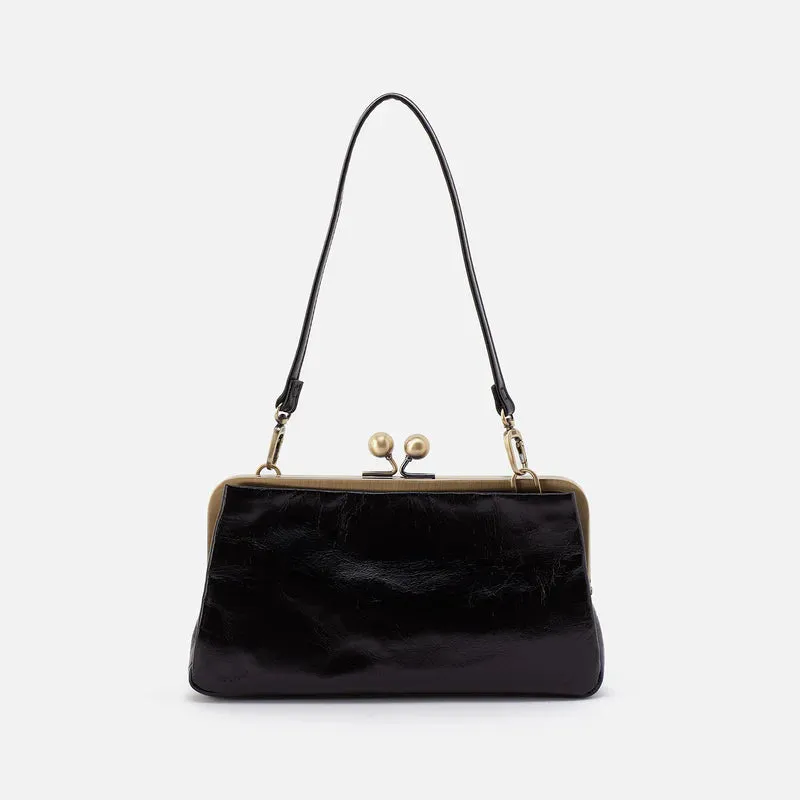 Hobo Lauren Frame Crossbody Black sold by Orleans Shoe Co.