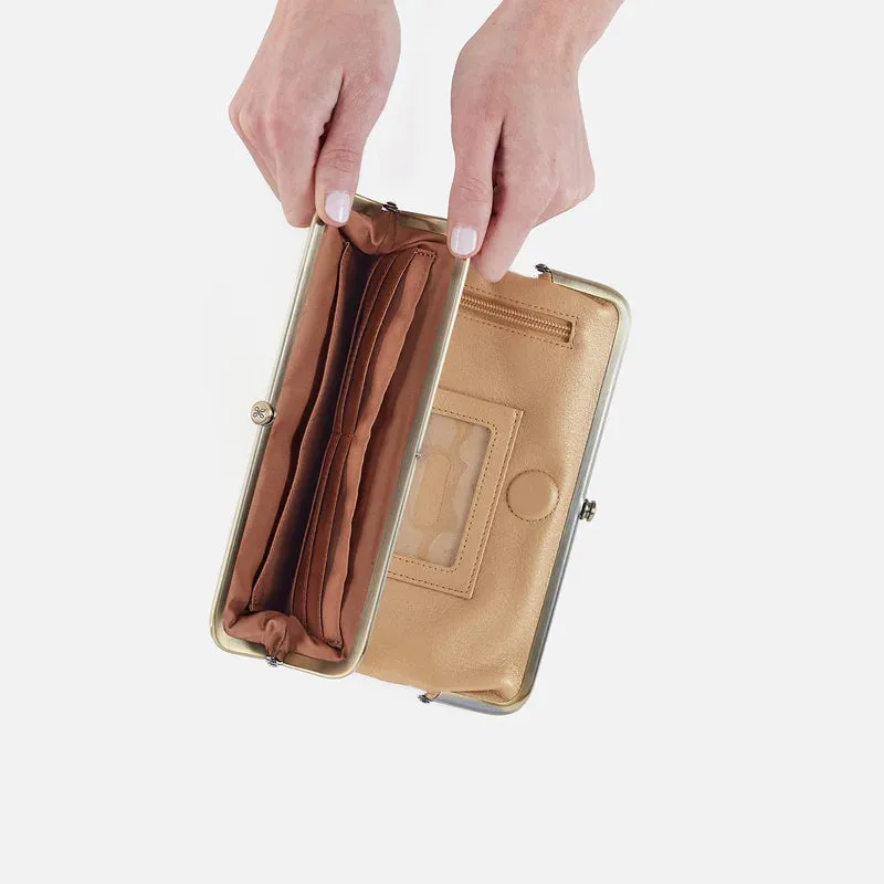 Hobo Lauren Clutch Wallet Dusty Gold sold by Orleans Shoe Co. product image thumbnail 4