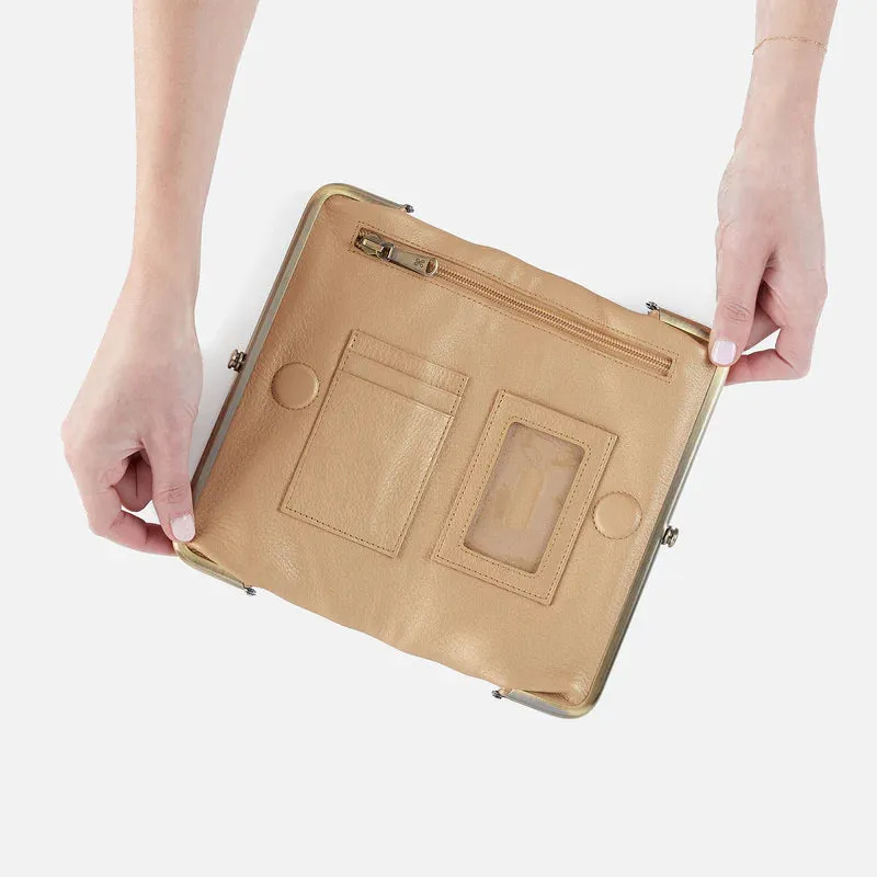 Hobo Lauren Clutch Wallet Dusty Gold sold by Orleans Shoe Co. product image thumbnail 5