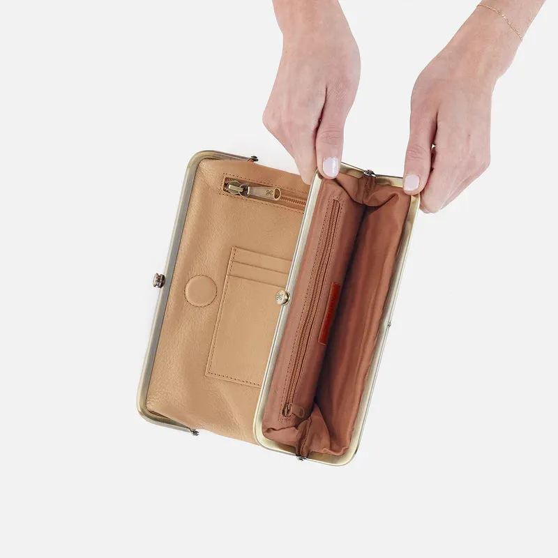 Hobo Lauren Clutch Wallet Dusty Gold sold by Orleans Shoe Co. product image thumbnail 3