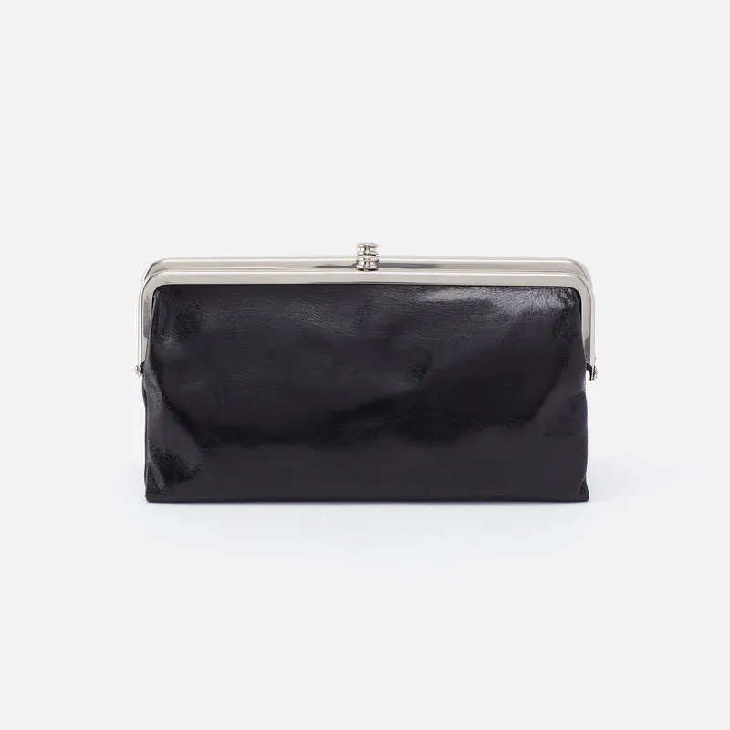 Hobo Lauren Clutch Wallet Black sold by Orleans Shoe Co.