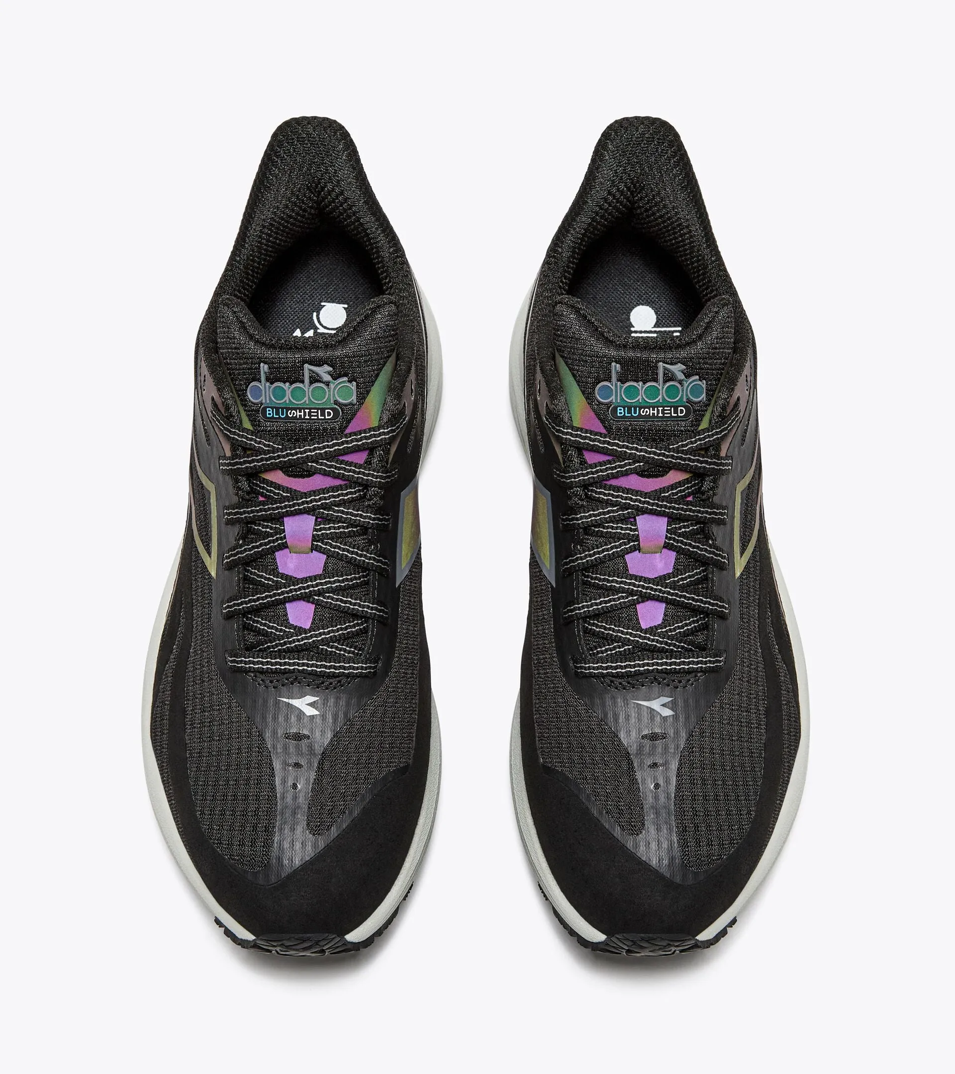 Diadora Women's Mythos Blushield 9 Vortice HIP Black Silver sold by Orleans Shoe Co. product image thumbnail 2