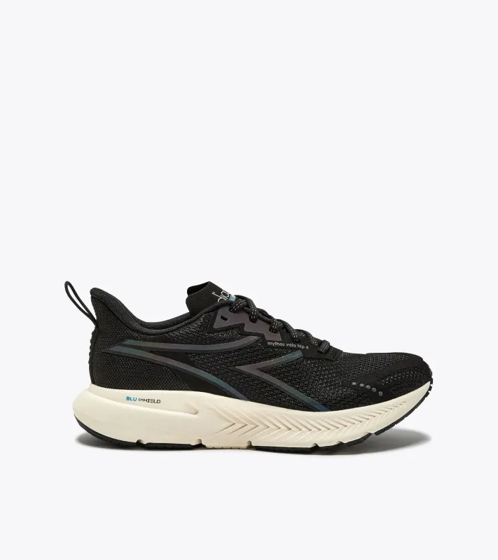 Diadora Women's Mythos Blushield Volo 4 HIP Black Whisper White sold by Orleans Shoe Co.