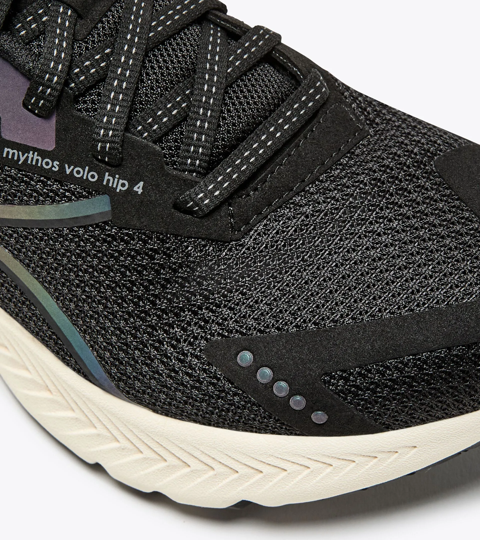 Diadora Women's Mythos Blushield Volo 4 HIP Black Whisper White sold by Orleans Shoe Co. product image thumbnail 3