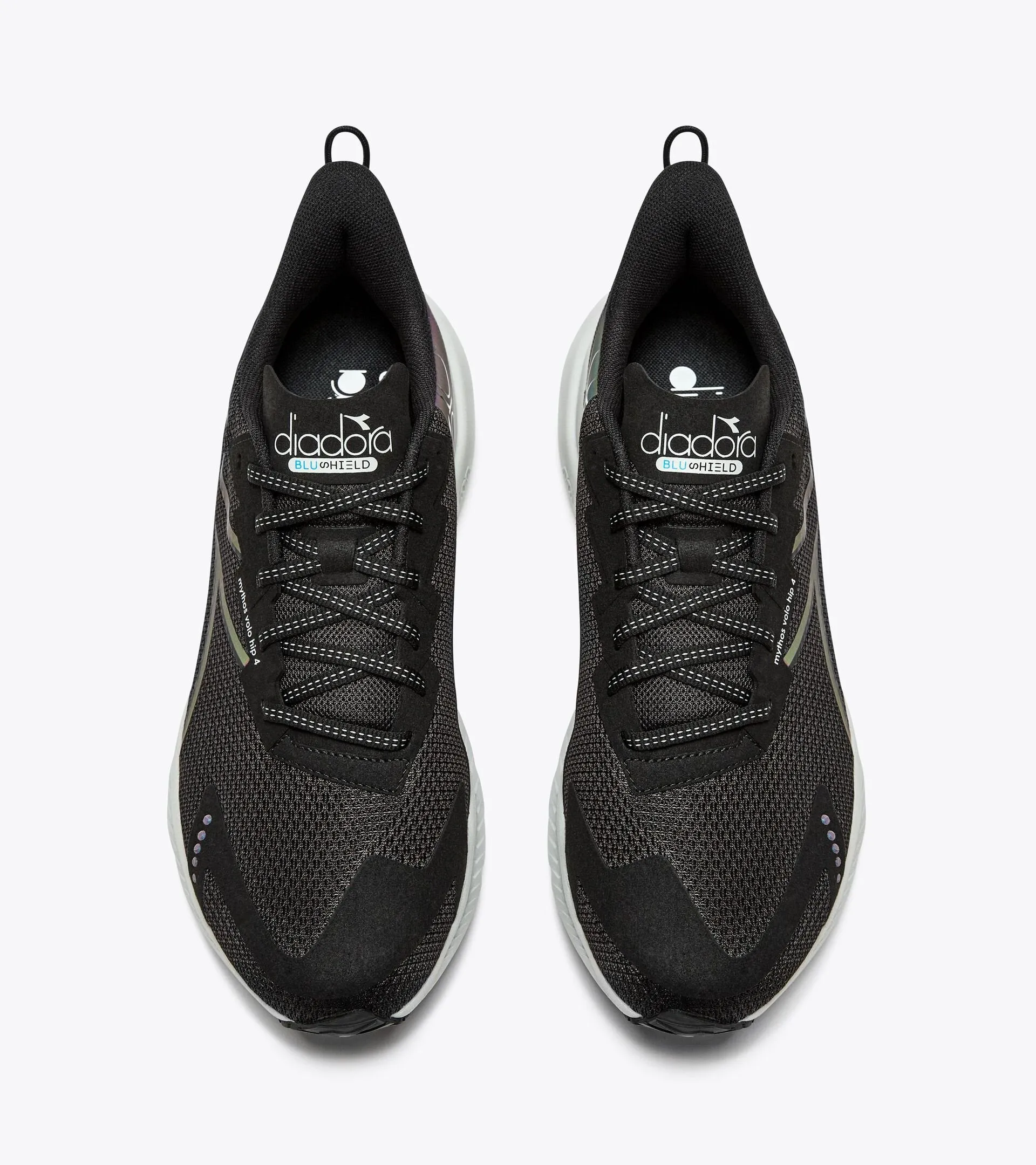 Diadora Men's Mythos Blushield Volo 4 HIP Black Silver sold by Orleans Shoe Co. product image thumbnail 2