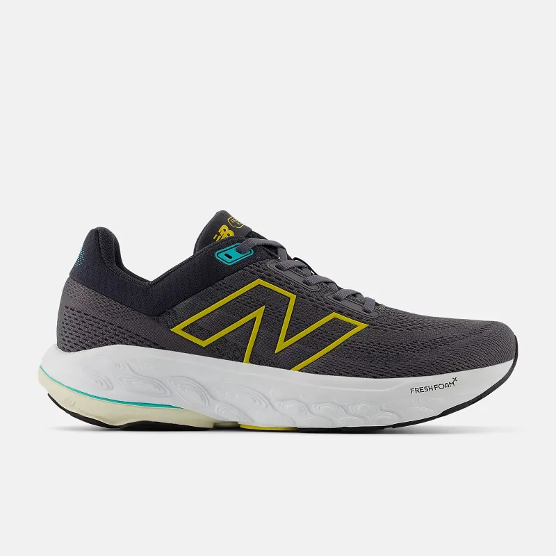 New Balance Men's M860A14 Grey Orange sold by Orleans Shoe Co.