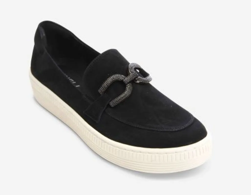 Vaneli Women's Ysalde Black Suede sold by Orleans Shoe Co.