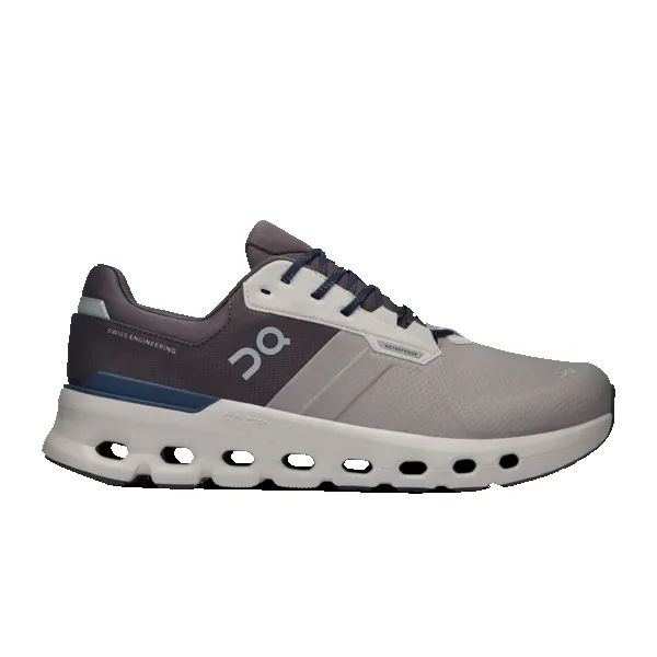 On Men's Cloudrunner 2 Waterproof Zinc Midnight sold by Orleans Shoe Co.