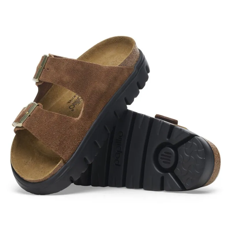 Birkenstock Women's Arizona Pap Chunky Dark Tea Black 1028389 sold by Orleans Shoe Co.