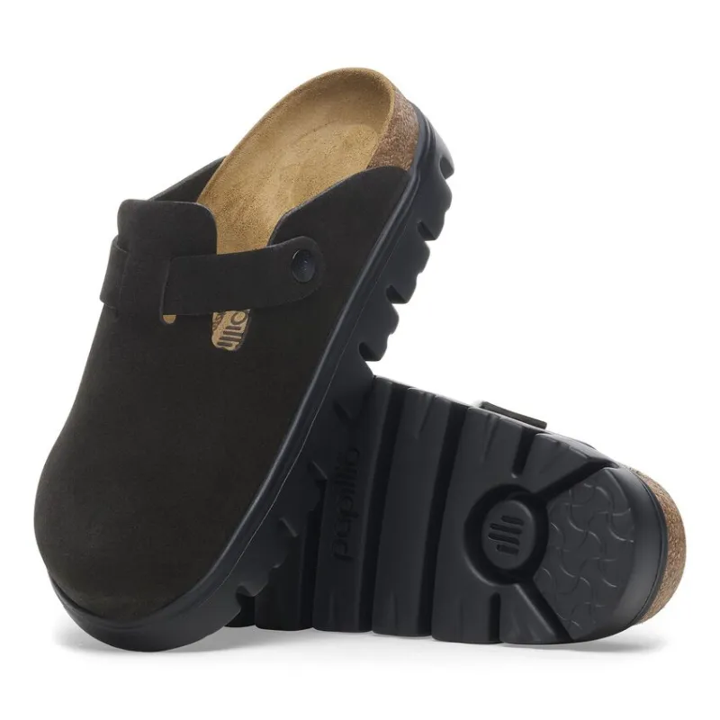 Birkenstock Women's Boston Pap Chunky Black Black 1028317 sold by Orleans Shoe Co.