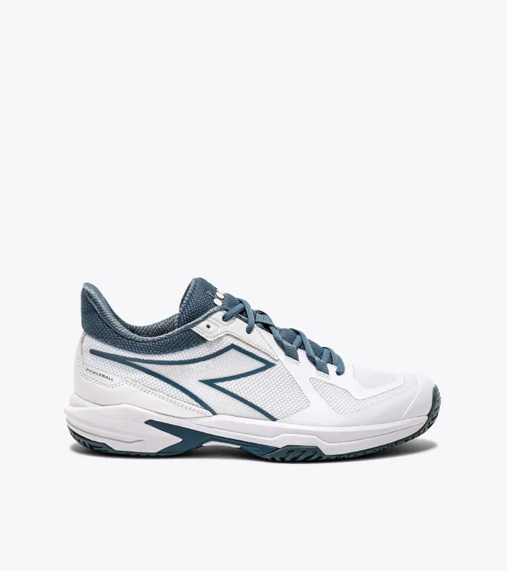 Diadora Men's Trofeo 2 AG Pickleball White Oceanview sold by Orleans Shoe Co.