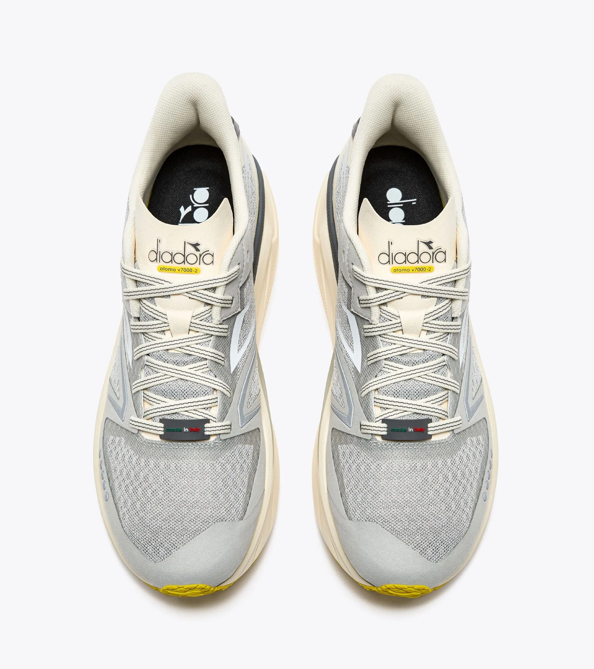 Diadora Men’s Atomo V7000-2 Silver DD Whisper White sold by Orleans Shoe Co. product image thumbnail 2