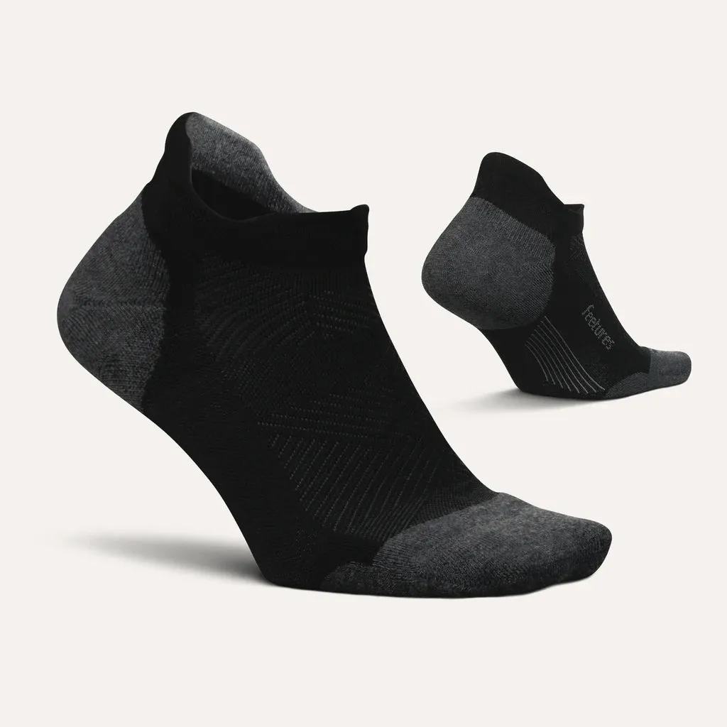 Feetures Elite Max Cushion No Show Tab Black Grey sold by Orleans Shoe Co. product image thumbnail 2