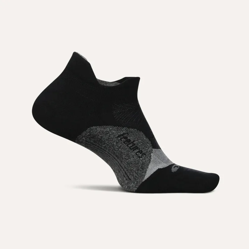 Feetures Elite Light Cushion No Show Tab Black Grey sold by Orleans Shoe Co.