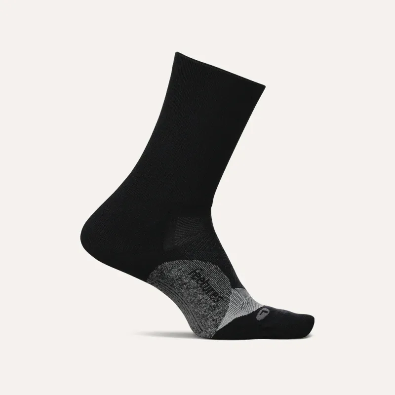 Feetures Elite Light Cushion Mini Crew Black sold by Orleans Shoe Co.