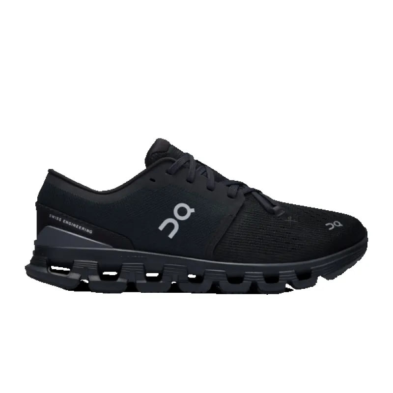On Women’s Cloud X 4 Black Eclipse sold by Orleans Shoe Co.