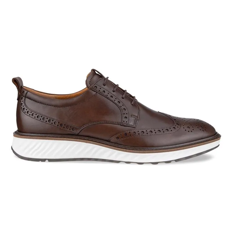 Ecco Men's St. 1 Hybrid Wingtip Derby Cocoa Brown 83642401482 sold by Orleans Shoe Co. product image thumbnail 2