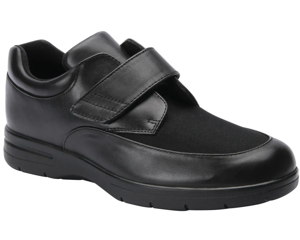 Drew Men’s Journey II Black Stretch sold by Orleans Shoe Co.
