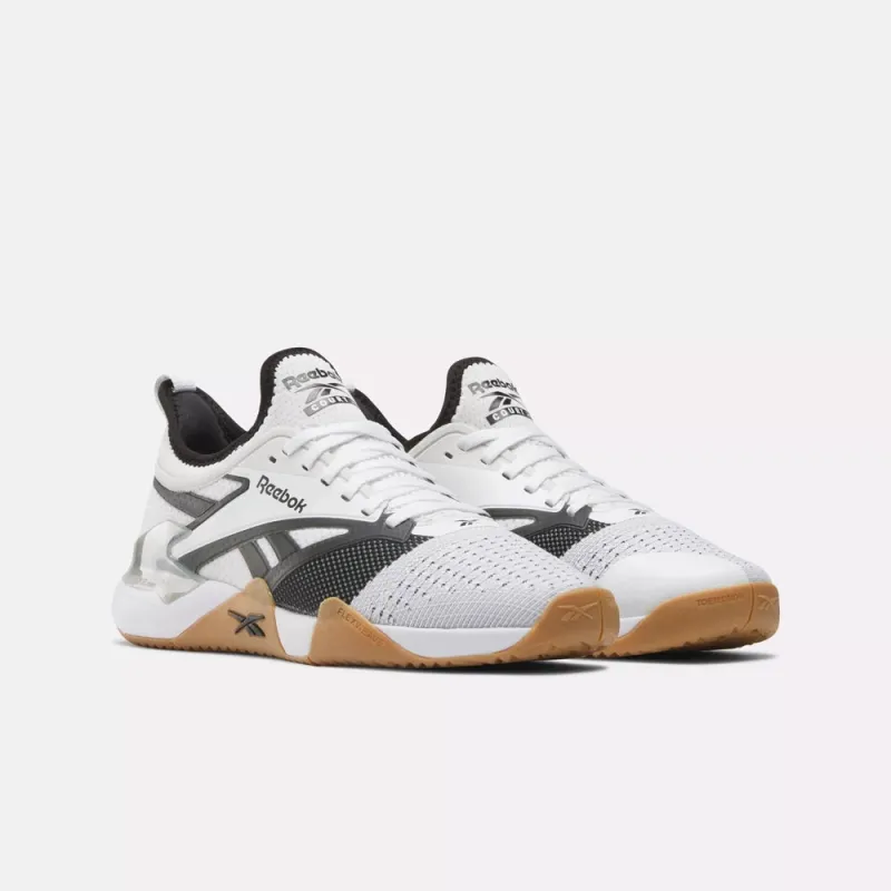Reebok Unisex Nano Court White Black Grey sold by Orleans Shoe Co.