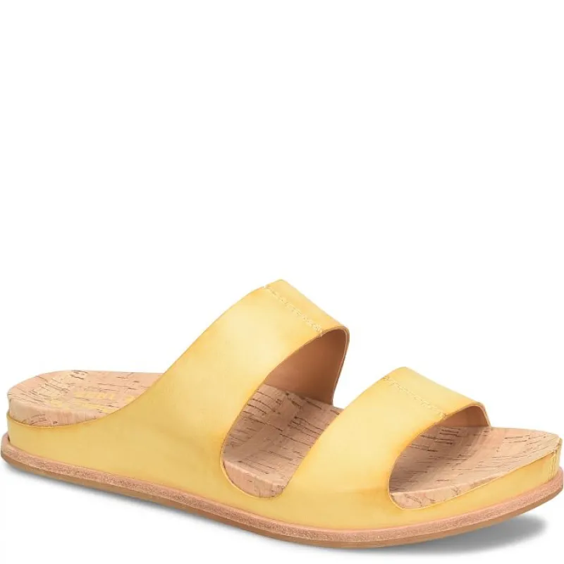 Kork Ease Women’s Tutsi Dual Band Yellow sold by Orleans Shoe Co.