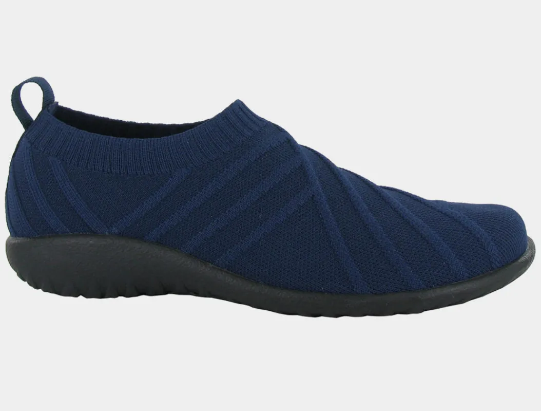 Naot Women’s Okahu Navy Knit sold by Orleans Shoe Co.