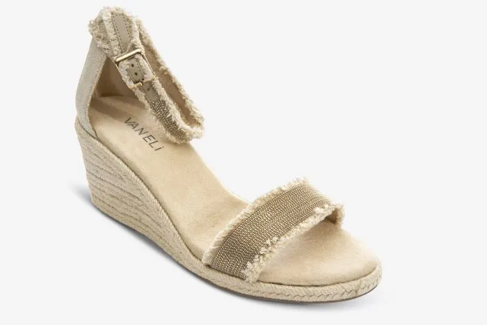Vaneli Women’s Layry Natural Canvas sold by Orleans Shoe Co.