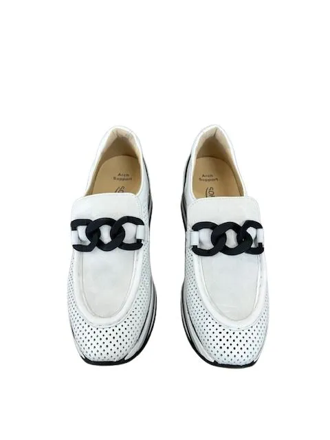 Softwaves Women's Cassie Platform Loafers White Ice sold by Orleans Shoe Co. product image thumbnail 5